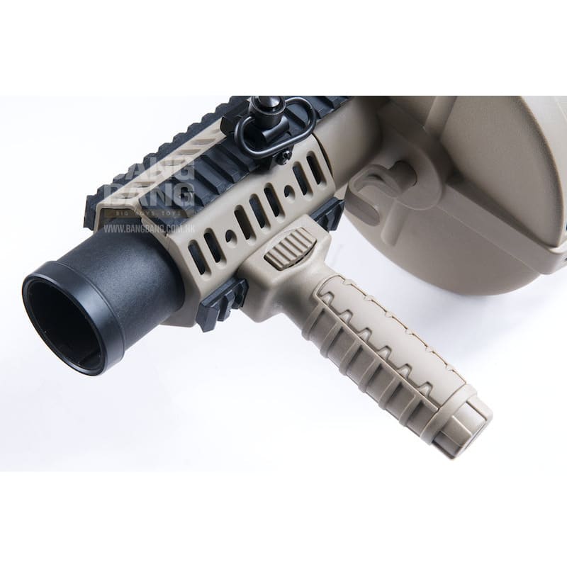 ICS - 191 MGL Grenade Launcher (Desert Tan) - Bang Bang Airsoft