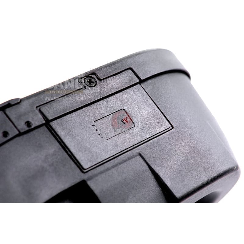 ICS Adaptive Drum Magazine w/ M4 Magazine Adapter - BK - Bang Bang Airsoft