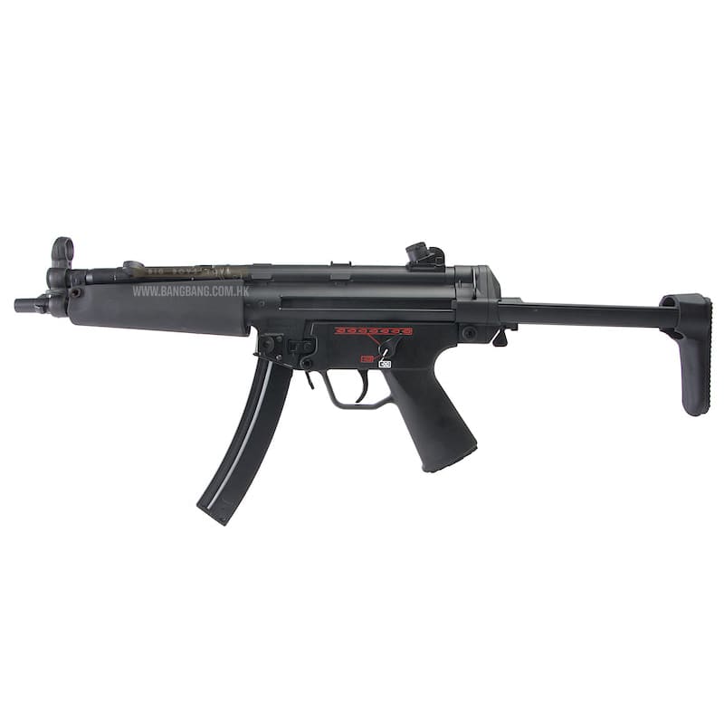 ICS CES A5 Retractable Stock AEG - Black - Bang Bang Airsoft
