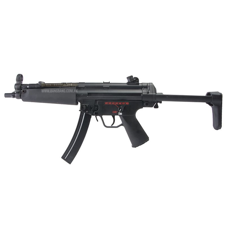 ICS CES A5 Retractable Stock AEG - Black - Bang Bang Airsoft