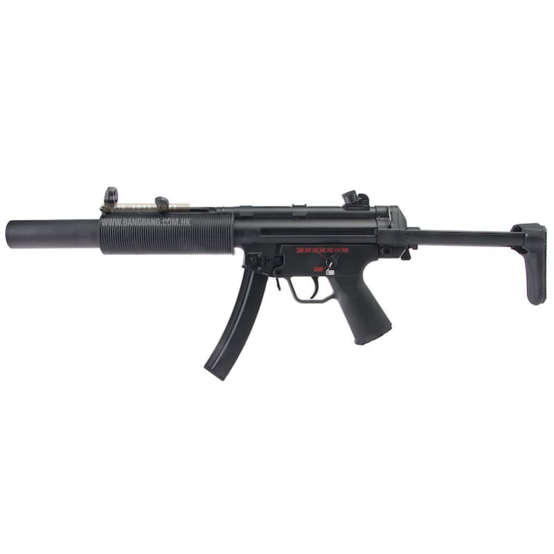 ICS CES SD6 Retractable Stock AEG - Black - Bang Bang Airsoft