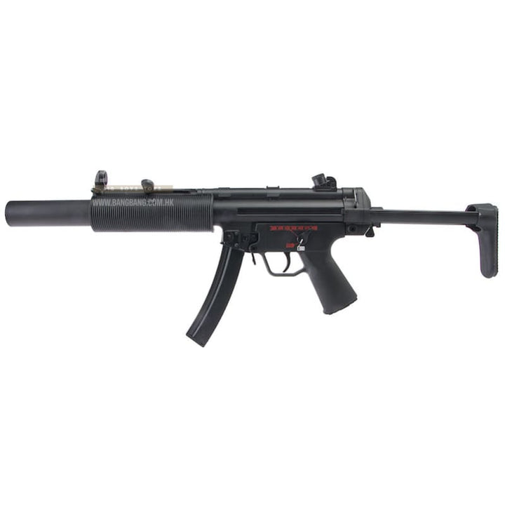 ICS CES SD6 Retractable Stock AEG - Black - Bang Bang Airsoft