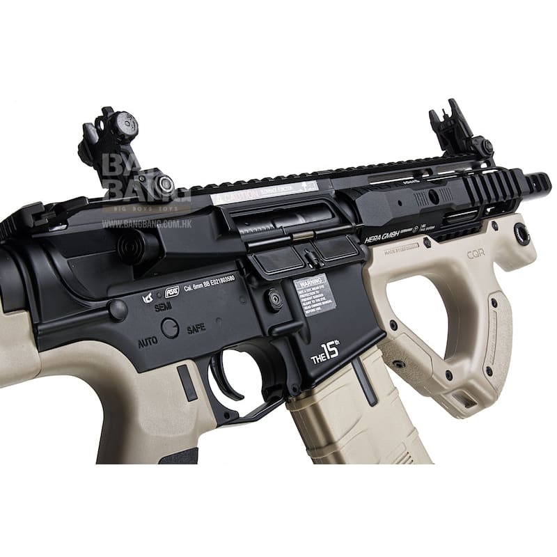 ICS CQR EBB Rifle - Tan (Licensed by ASG HERA Arms) - Bang Bang Airsoft