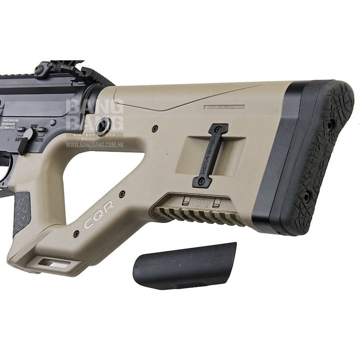 ICS CQR EBB Rifle - Tan (Licensed by ASG HERA Arms) - Bang Bang Airsoft