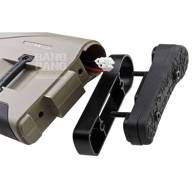 ICS CQR EBB Rifle - Tan (Licensed by ASG HERA Arms) - Bang Bang Airsoft