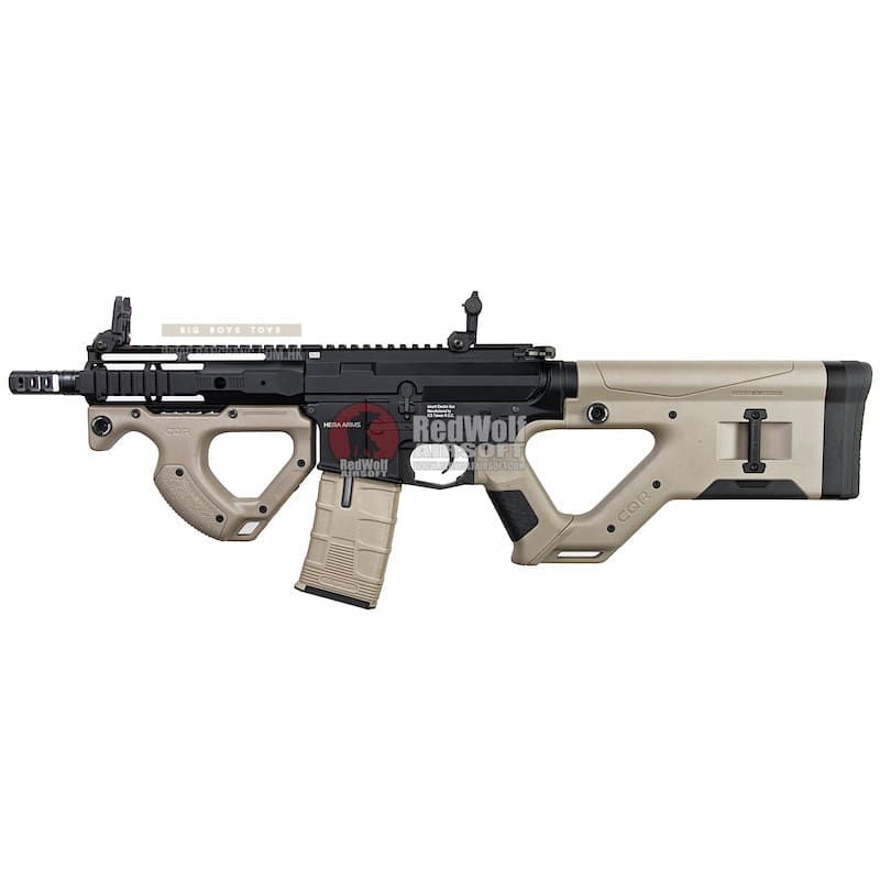 ICS CQR M4 EBB Rifle w/ S3 Electronic Trigger - Tan (Licensed by ASG HERA Arms) - Bang Bang Airsoft