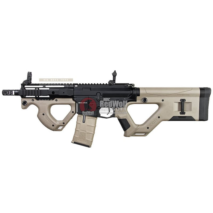 ICS CQR M4 EBB Rifle w/ S3 Electronic Trigger - Tan (Licensed by ASG HERA Arms) - Bang Bang Airsoft