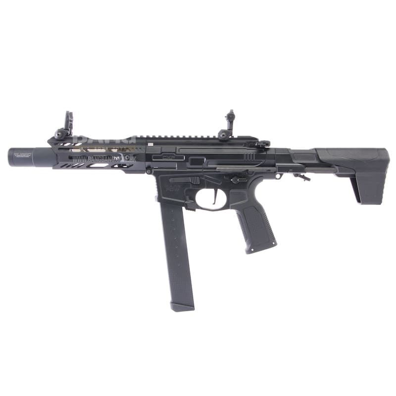 ICS CXP - MARS PDW9 S3 AEG (Short - Stroke Trigger) - Black - Bang Bang Airsoft