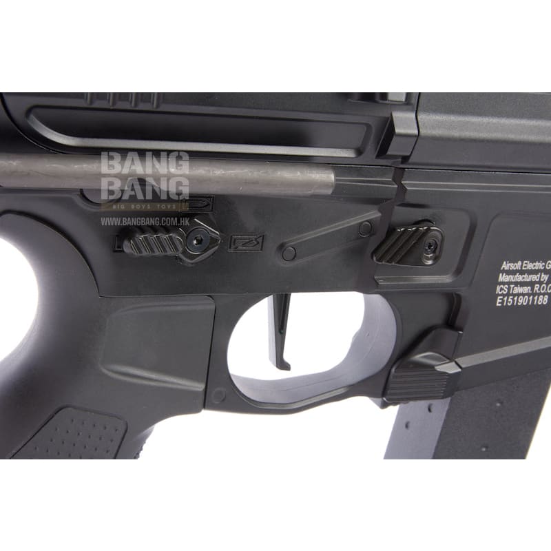 ICS CXP - MARS PDW9 S3 AEG (Short - Stroke Trigger) - Black - Bang Bang Airsoft