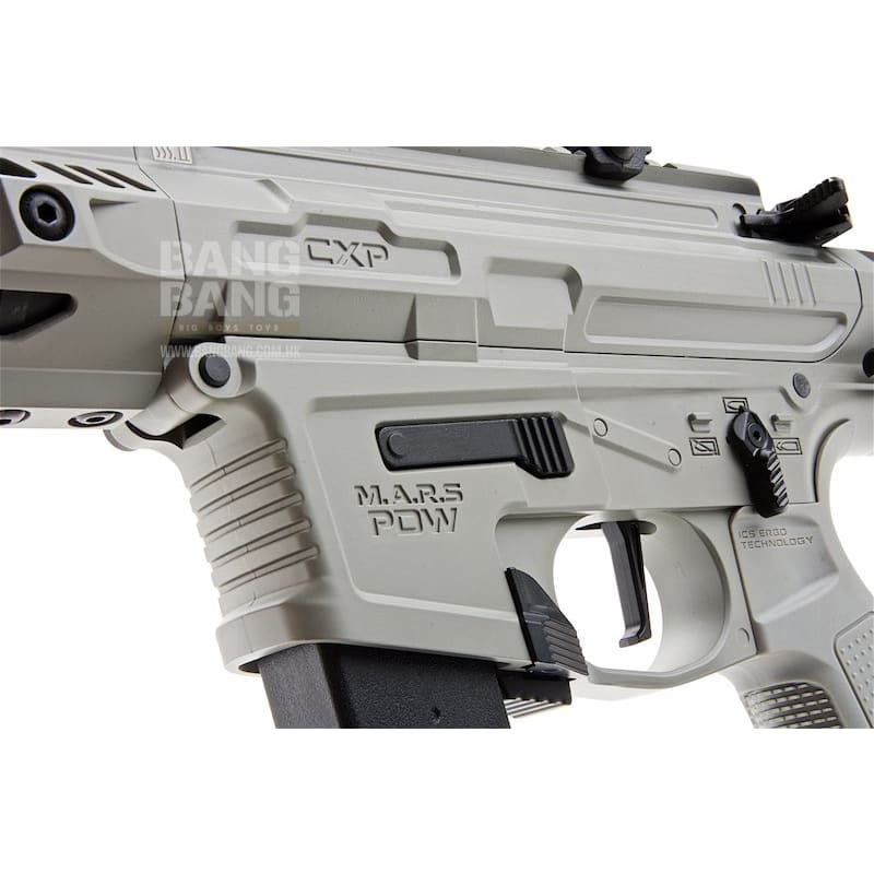 ICS CXP - MARS PDW9 S3 AEG (Short - Stroke Trigger) - Grey - Bang Bang Airsoft