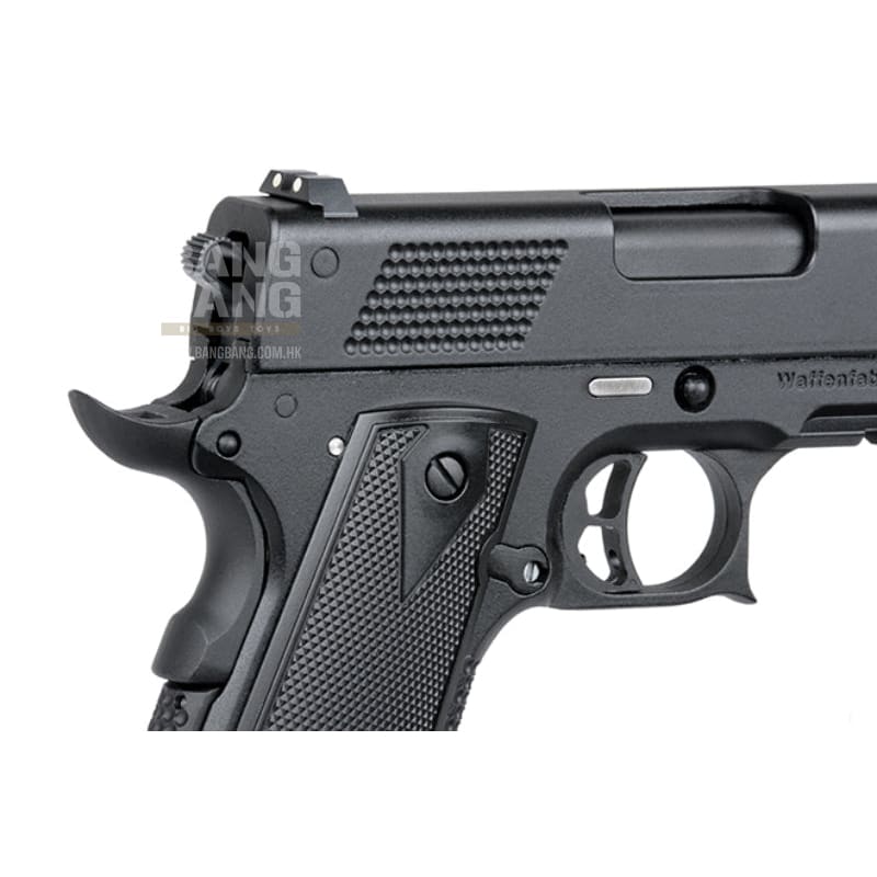 ICS Korth PRS 4 inch GBB Pistol - Black (Licensed by Korth) - Bang Bang Airsoft