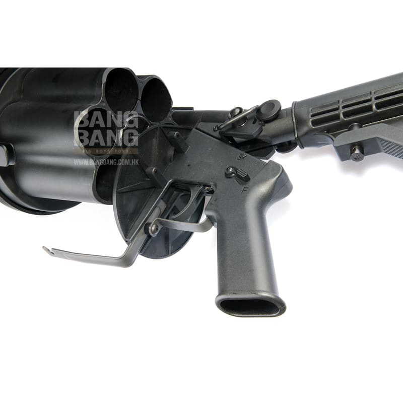 ICS MGL Grenade Launcher (Retractable Stock / Black) - Bang Bang Airsoft