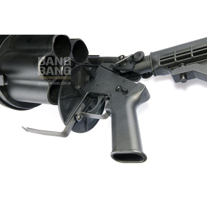 ICS MGL Grenade Launcher (Retractable Stock / Black) - Bang Bang Airsoft