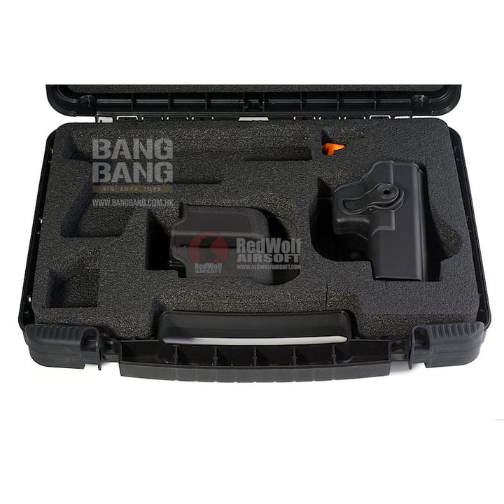 IMI Defense Plastic Pistol Case Large Size w/ Plastic Holste - Bang Bang Airsoft