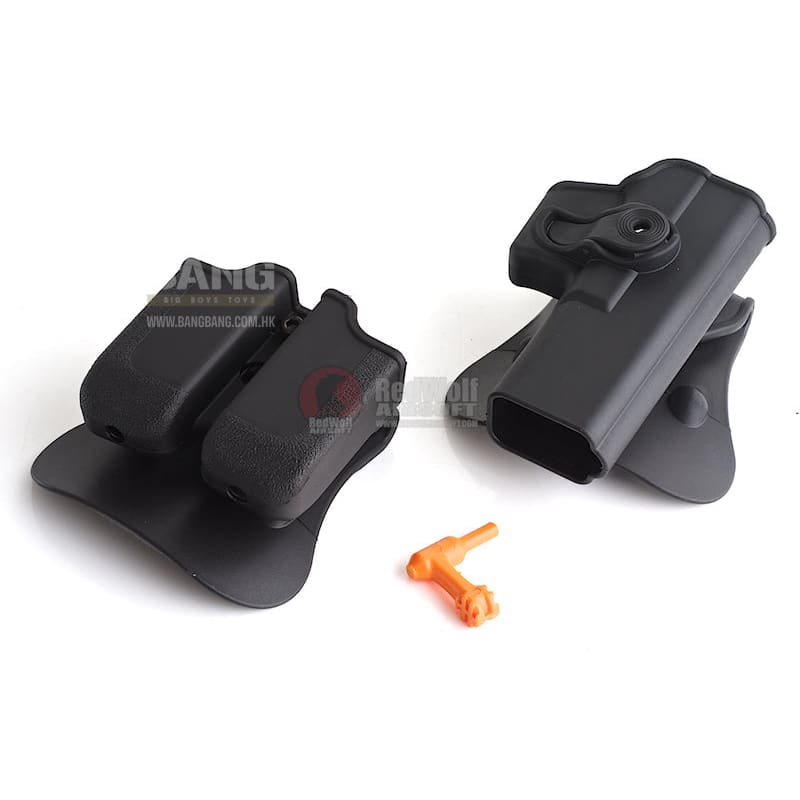 IMI Defense Plastic Pistol Case Large Size w/ Plastic Holste - Bang Bang Airsoft