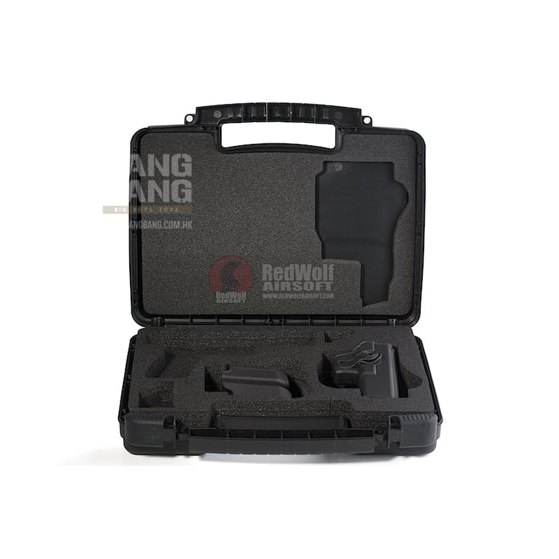 IMI Defense Plastic Pistol Case Large Size w/ Plastic Holste - Bang Bang Airsoft