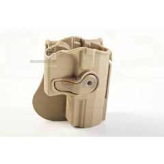 Imi defense roto / retention paddle holster for p99 - tan