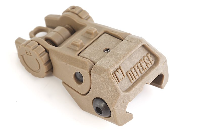 IMI Defense TFS / TRS Polymer Flip Up Sight Set - TAN - Bang Bang Airsoft