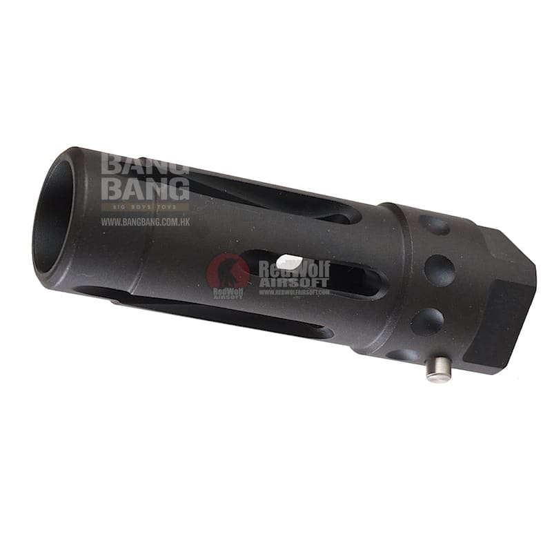 Iron airsoft 1306b 300qdc flash hider (14mm ccw) free