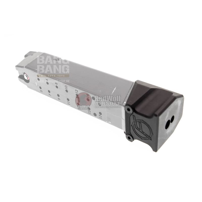 JDG Floyds Licensed Magazine Extension Pad for Tokyo Marui / WE G Series GBB - Black - Bang Bang Airsoft