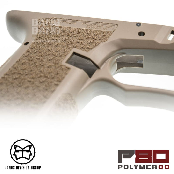JDG Polymer80 Licensed P80 PF940V2 Frame for Glock 17 Gen3 ( UMAREX / TM / WE ) - FDE - Bang Bang Airsoft