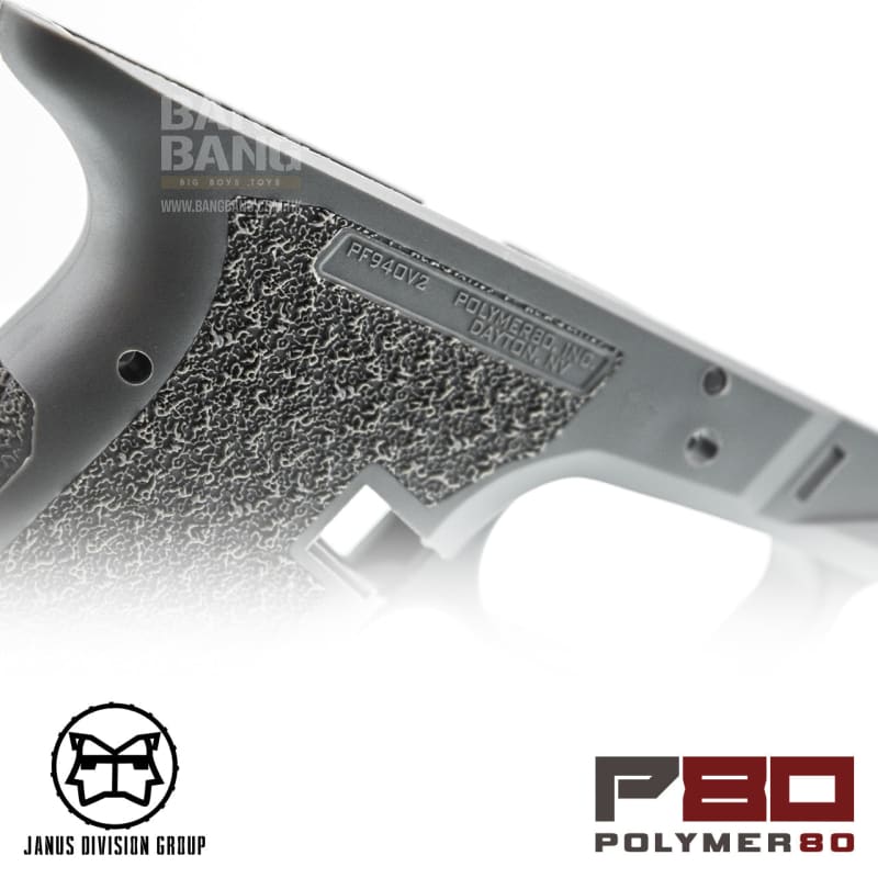 JDG Polymer80 Licensed P80 PF940V2 Frame for Glock 17 Gen3 ( UMAREX / TM / WE ) - Grey - Bang Bang Airsoft