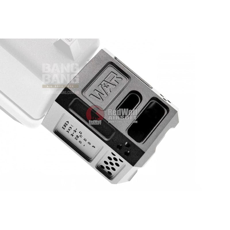 JDG WAR A10 Compensator 14mm CCW for Airsoft G Series Gen3 GBB ( Licensed by WAR ) ( Black ) - Bang Bang Airsoft