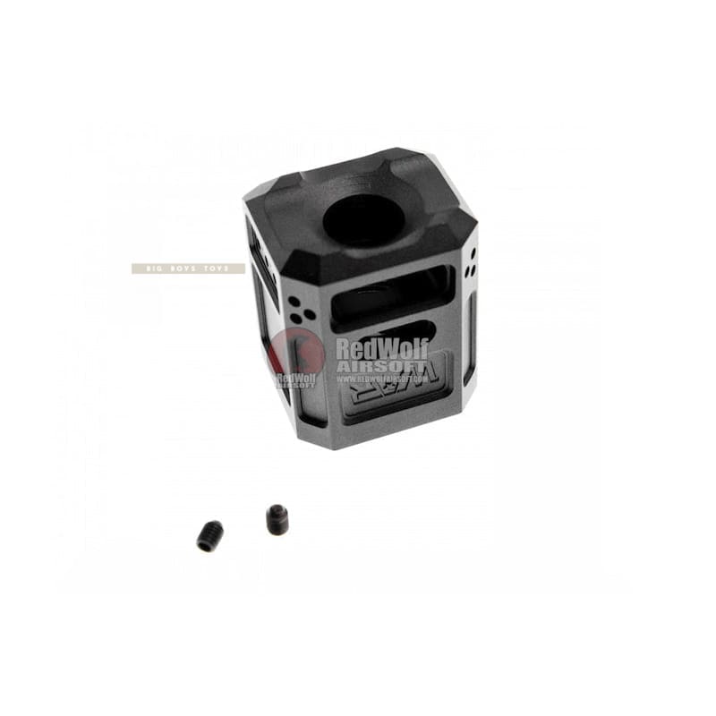 JDG WAR A10 Compensator 14mm CCW for Airsoft G Series Gen3 GBB ( Licensed by WAR ) ( Black ) - Bang Bang Airsoft