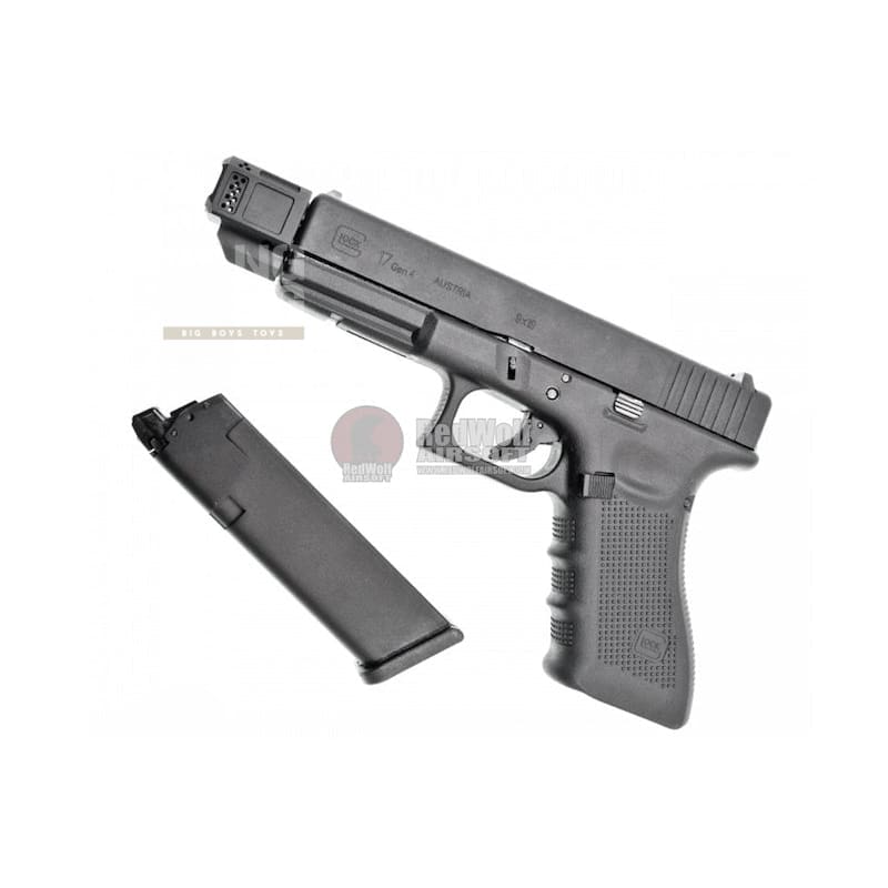JDG WAR A10 Compensator 14mm CCW for Airsoft G Series Gen4 GBB ( Licensed by WAR ) ( Black ) - Bang Bang Airsoft