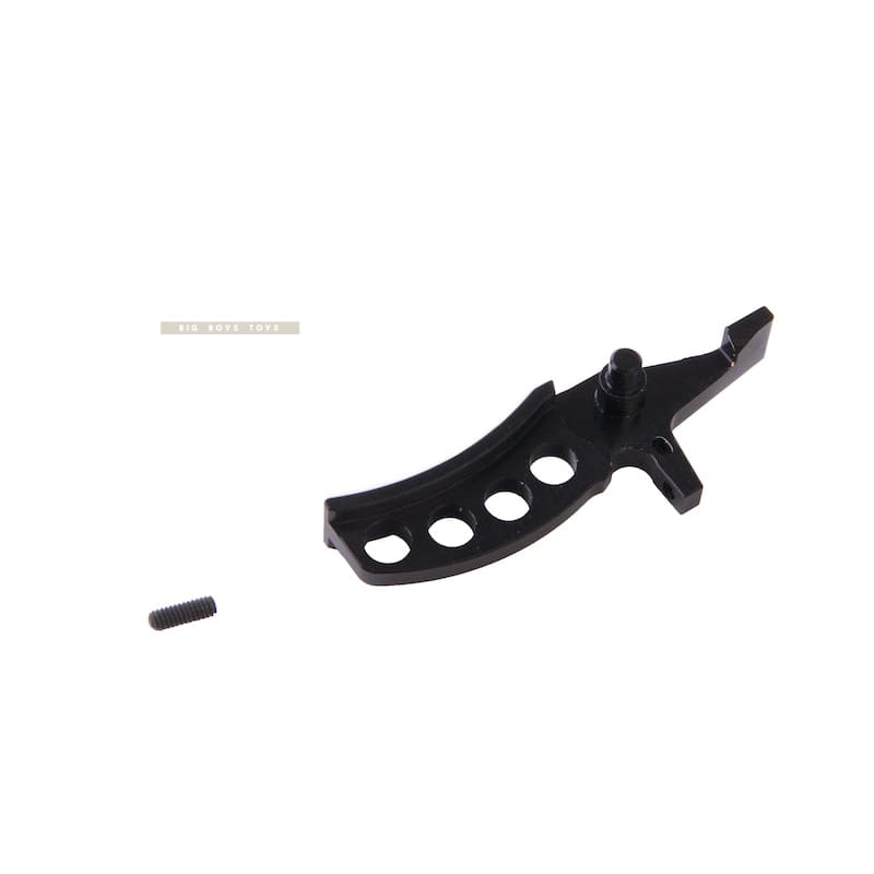 JeffTron Leviathan Drop - In Programmable Mosfet Module for V2 Gearbox (Rear Wired, Curved CNC Trigger) - Black - Bang Bang Airsoft