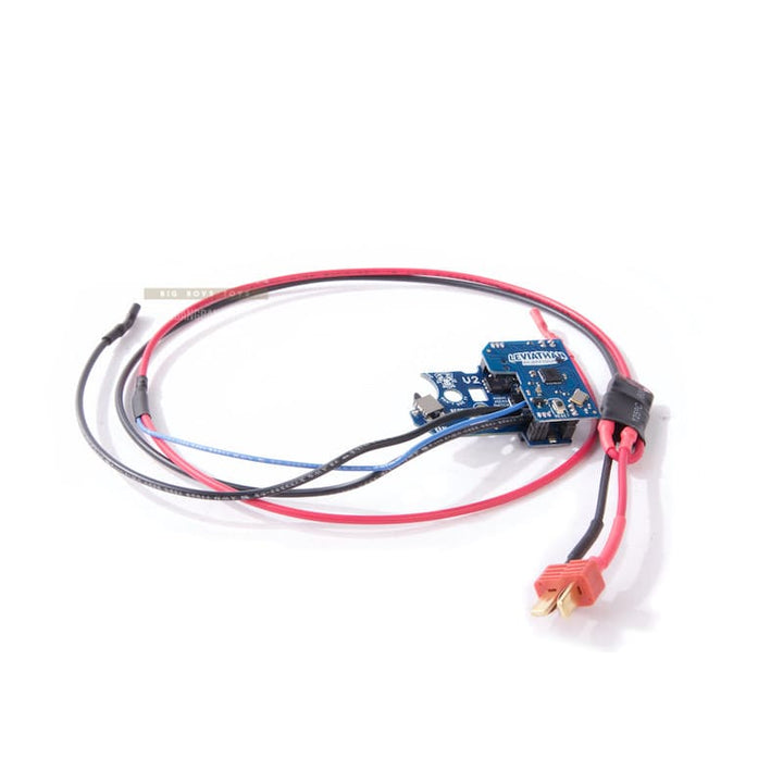 JeffTron Leviathan Drop - In Programmable Mosfet Module for V2 Gearbox (Rear Wired, Flat CNC Trigger) - Black - Bang Bang Airsoft