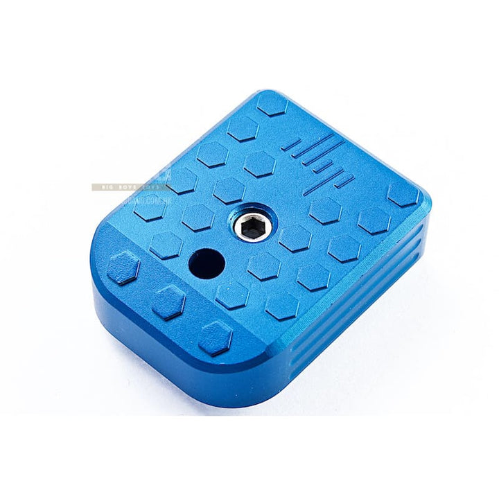 JL Progression Aluminum MagShoe Base Pad for Tokyo Marui Hi Capa 5.1 / 4.3 GBB Series - Blue - Bang Bang Airsoft