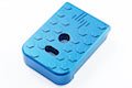 JL Progression Tokyo Marui G Series GBB Magazine Base Pad (MagShoe) - Blue, Aluminum - Bang Bang Airsoft