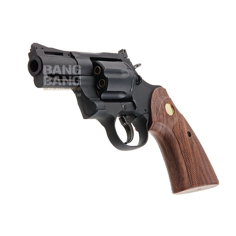 King Arms 2.5 inch Python 357 Gas Revolver - Black - Bang Bang Airsoft