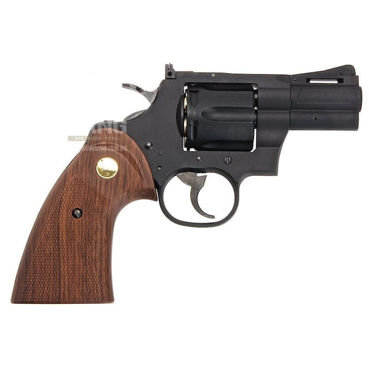 King Arms 2.5 inch Python 357 Gas Revolver - Black - Bang Bang Airsoft