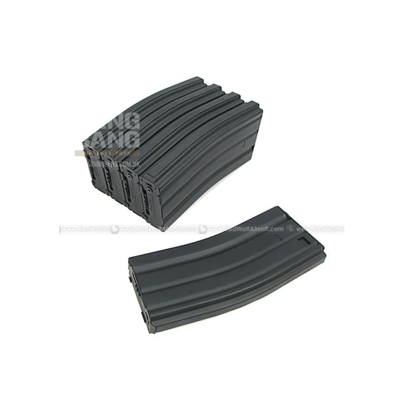 King Arms 300rds Mag for Tokyo Marui M16 Box Set 5pcs (Metal - Bang Bang Airsoft