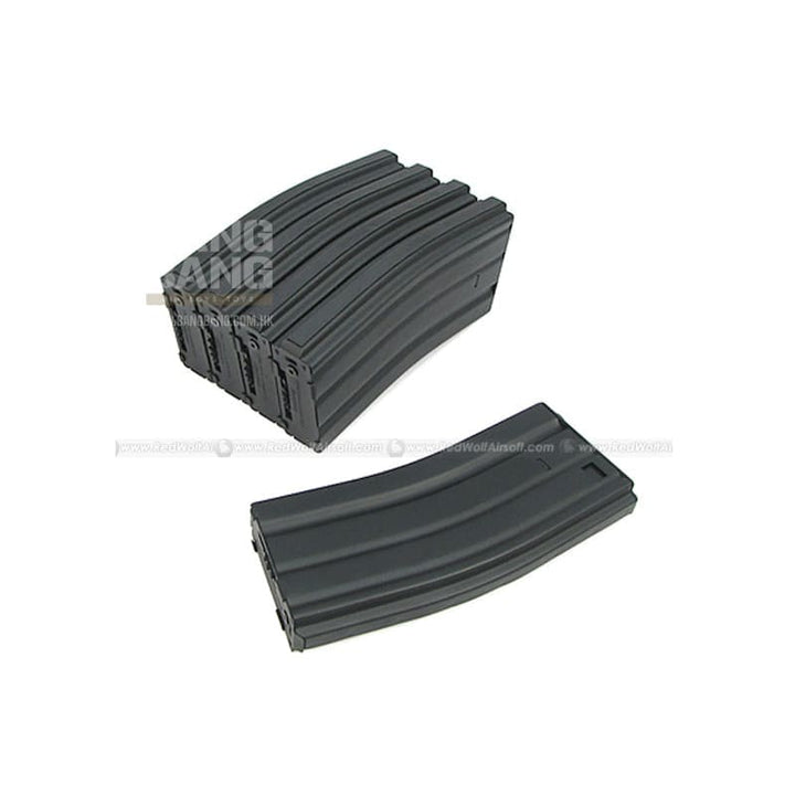 King Arms 300rds Mag for Tokyo Marui M16 Box Set 5pcs (Metal - Bang Bang Airsoft