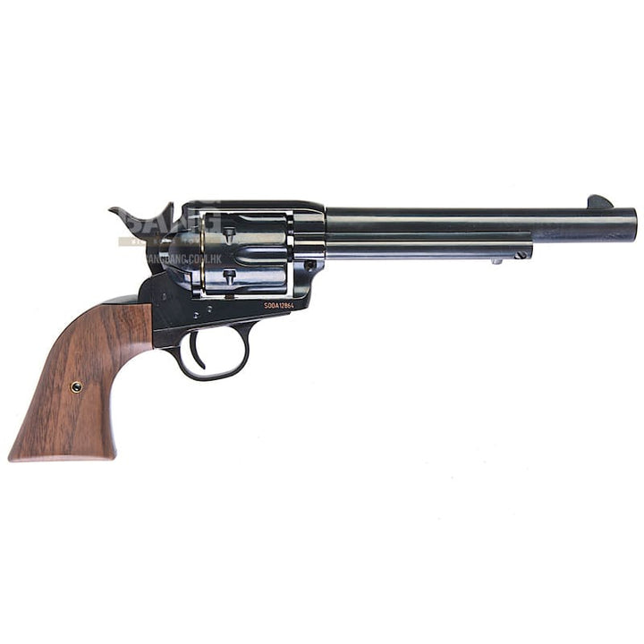 King Arms SAA .45 Peacemaker Revolver M - Electroplating Black - Bang Bang Airsoft