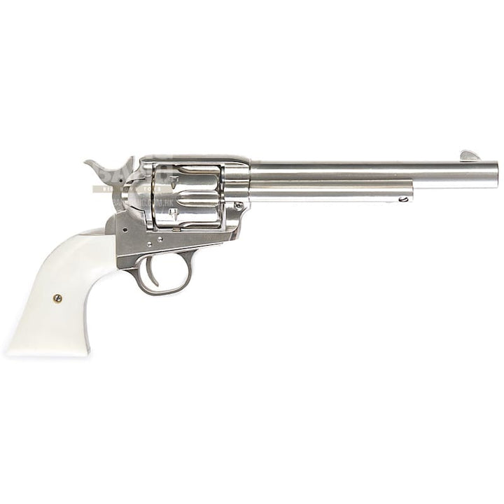 King Arms SAA .45 Peacemaker Revolver M - Silver - Bang Bang Airsoft