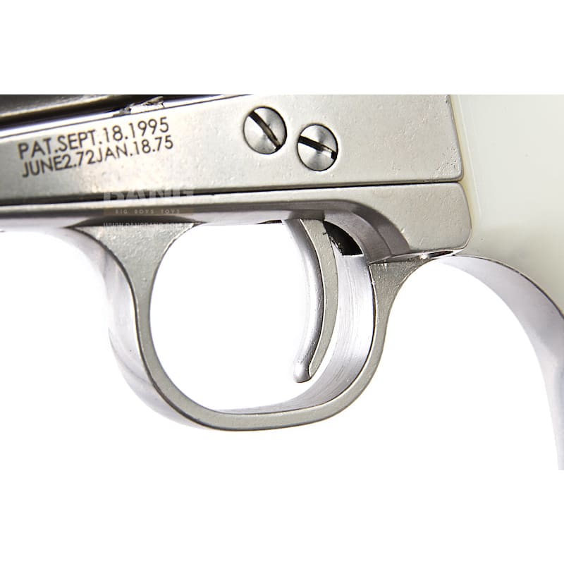 King Arms SAA .45 Peacemaker Revolver M - Silver - Bang Bang Airsoft