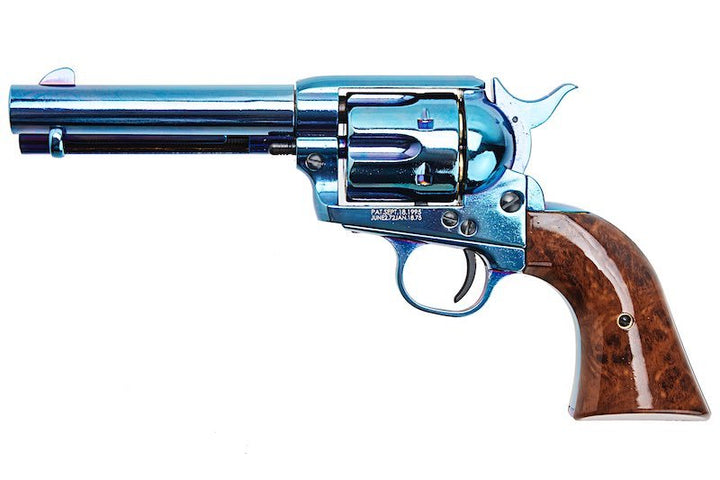 King Arms SAA .45 Peacemaker Revolver S - Bluing (Version II, Gas Version) - Bang Bang Airsoft