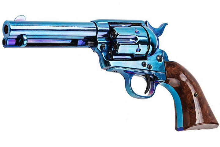 King Arms SAA .45 Peacemaker Revolver S - Bluing (Version II, Gas Version) - Bang Bang Airsoft