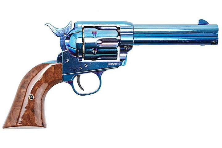 King Arms SAA .45 Peacemaker Revolver S - Bluing (Version II, Gas Version) - Bang Bang Airsoft