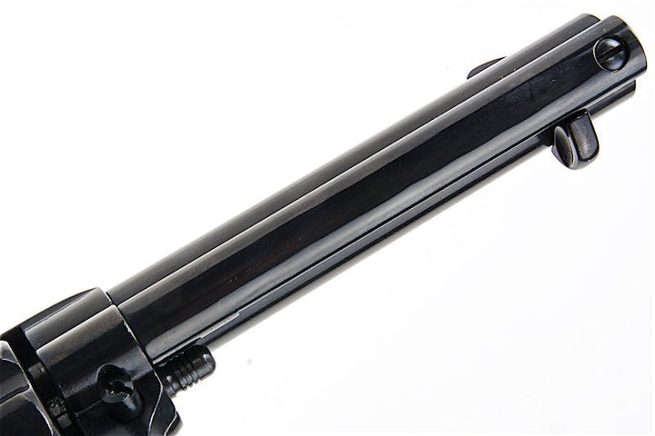 King Arms SAA .45 Peacemaker Revolver S - Electroplating Black (Version II, Gas Version) - Bang Bang Airsoft