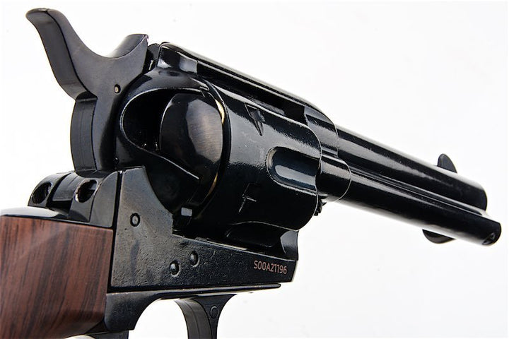 King Arms SAA .45 Peacemaker Revolver S - Electroplating Black (Version II, Gas Version) - Bang Bang Airsoft