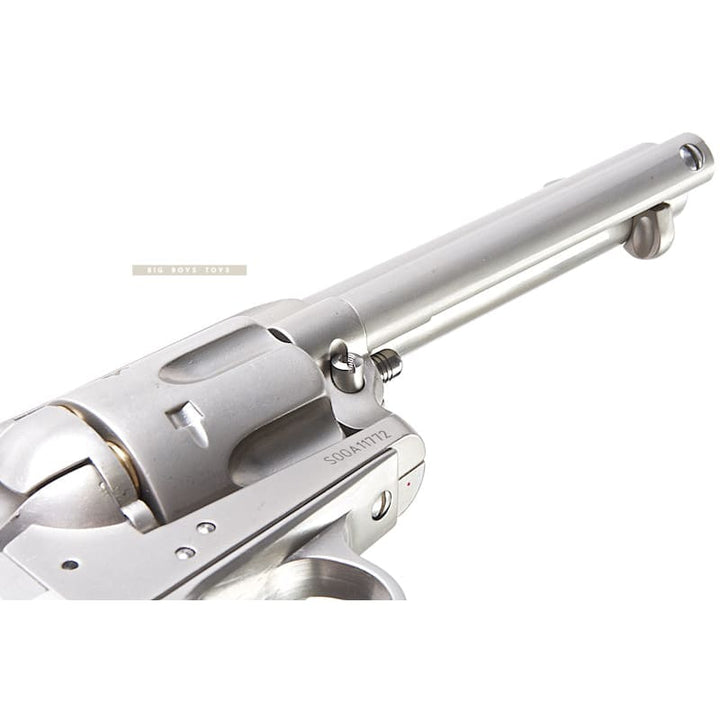 King Arms SAA .45 Peacemaker Revolver S - Silver - Bang Bang Airsoft