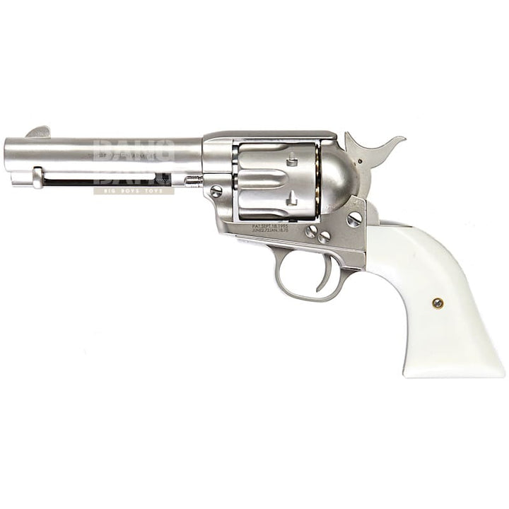 King Arms SAA .45 Peacemaker Revolver S - Silver - Bang Bang Airsoft
