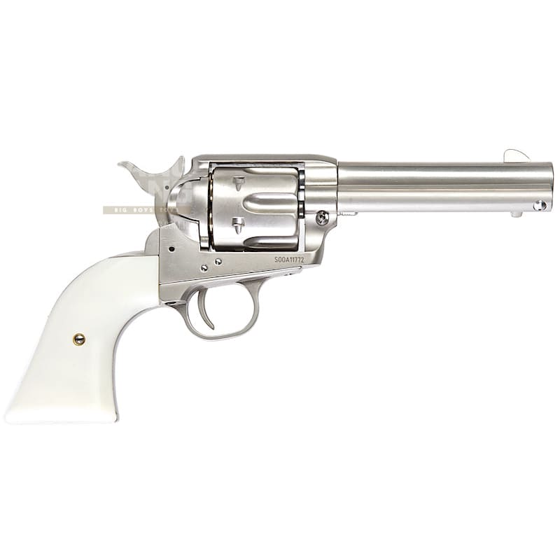 King Arms SAA .45 Peacemaker Revolver S - Silver - Bang Bang Airsoft