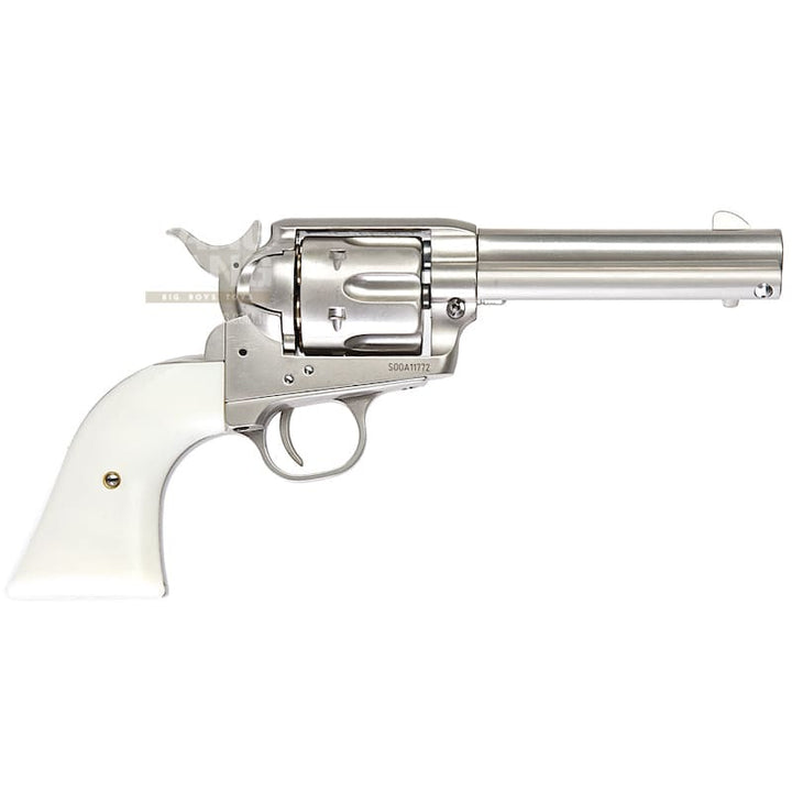King Arms SAA .45 Peacemaker Revolver S - Silver - Bang Bang Airsoft