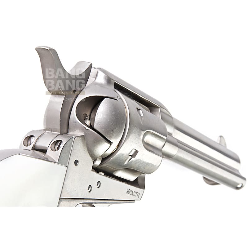 King Arms SAA .45 Peacemaker Revolver S - Silver - Bang Bang Airsoft